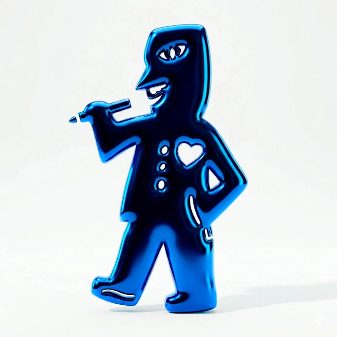 Logo Pierre Villalon en chromé