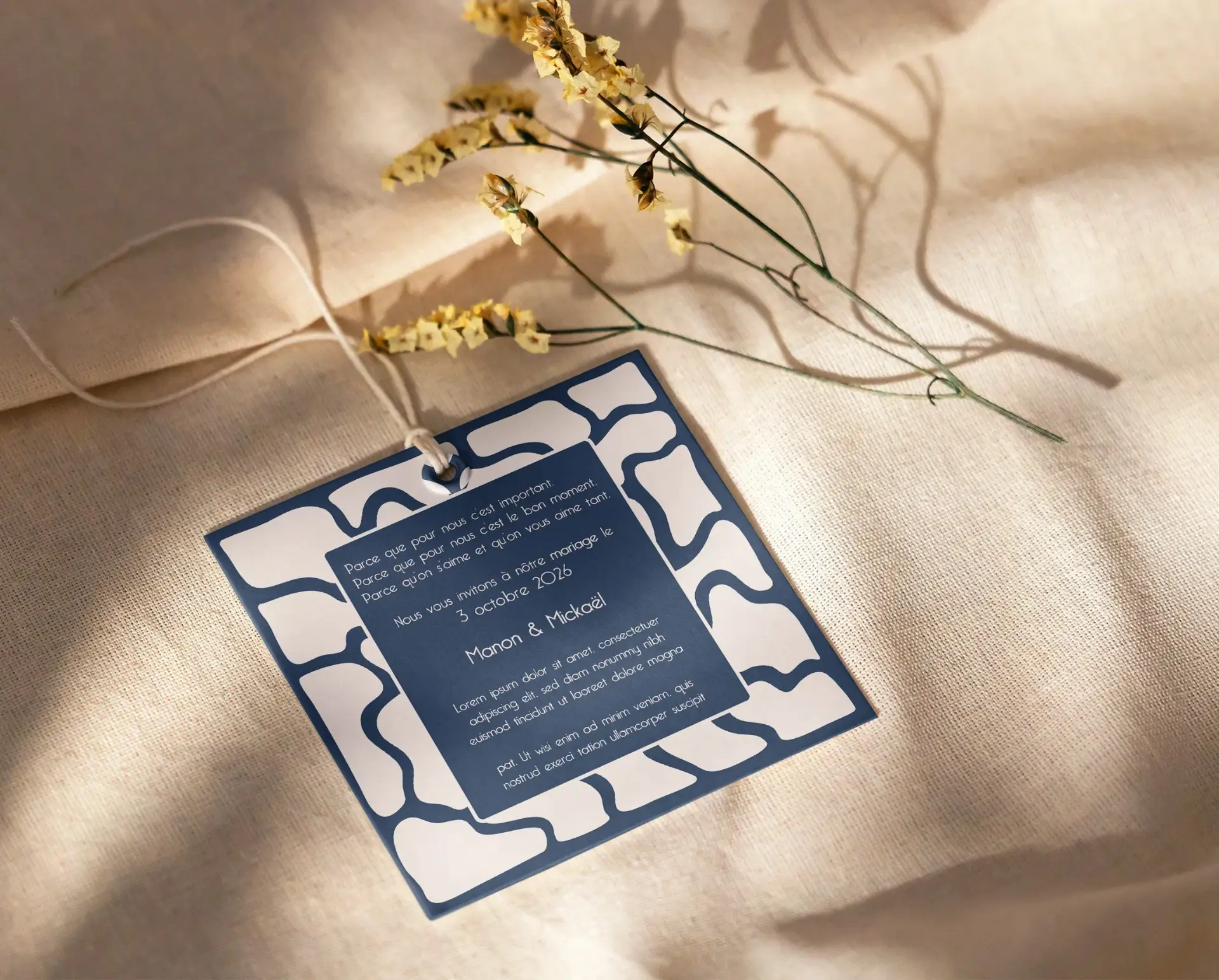 Mariage B. | Faire-part